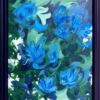 Bloom - A Floral Subtract Modern Art Acrylic Painting by Brandi Bruggman