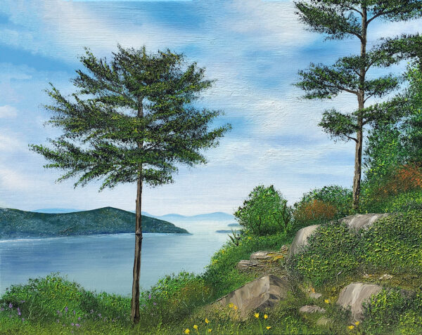 Hiker's Serenity - Adirondack Landscape Art Print by Brandi Bruggman.