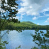 Lake George View Digital Landscape Art Print by Brandi Bruggman