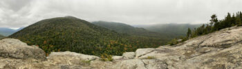 Misty Mountain in Autumn - Adirondack Landscape Photography Print by Brandi Bruggman