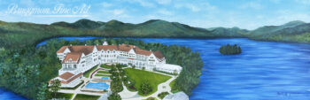 The Sagamore Resort Original Oil Painting on Gallery Wrapped Canvas by Artist Brandi Bruggman